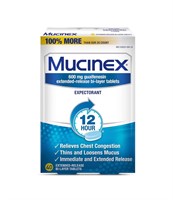 Mucinex Chest Congestion, 12 Hour Extended Release