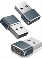 Basesailor USB to USB C Adapter 3Pack,Type