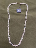 SWAROVSKI CRYSTAL AURORA BOREALIS NECKLACE WITH