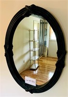 Black Oval Mirror