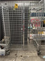 Rolling Storage Rack with Enclosure