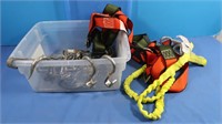 Safety Harness, Chain Hooks