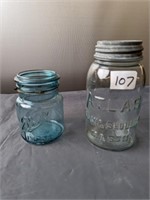 2 Mason Jars