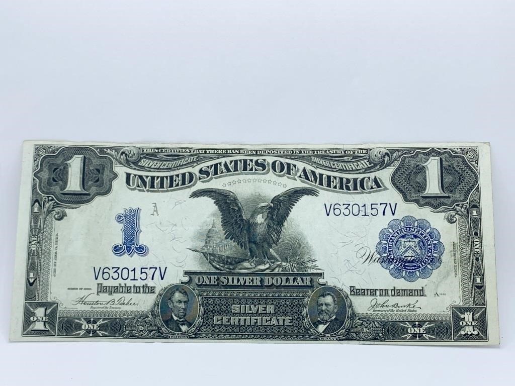 UNITED STATES$1.00 SILVER CERTIFICATE 1899 BLUE