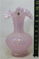 Fenton Iridescent Hobnail Vase