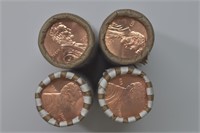 4 - US Mint Lincoln Head Cent Rolls