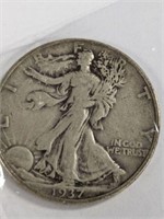 1937 WALKING LIBERTY  HALF