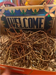 Welcome, sign, and wire spring