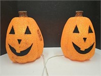 2 Electric Pumpkin Lights