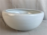 12'' Round White Planter Bowl