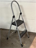 Grey & Black 2-Step Ladder