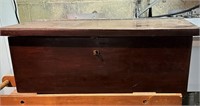 Old Wooden Toolbox w/ Contents
