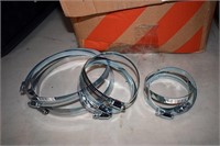{lot} Group of Ass't Hose Clamps