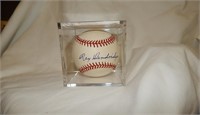 Ray Dandridge Signed Baseball H.O.F.
