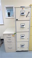 (2) Filing Cabinets(4 Drawer Is Fire Proof)