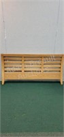 Oak footboard, 62.5 inches, perfect for bench