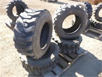 Skid Steer Tires (QTY 4)