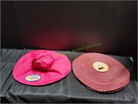 Sand & Sun Reversible Sin Hat & Placemats 4pc Set