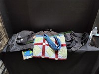 (4) Tote Bags & (2) Arm Slings