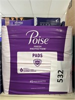 Poise pads 2-45 pads