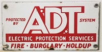 "ADT Electric Protection Services" Porcelain Sign