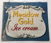 "Meadow Gold Ice Cream" Metal Sign