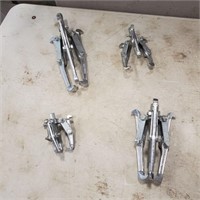 4 Various Size Gear Pullers