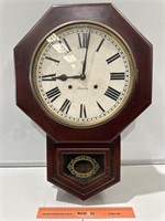 ANSONIA Octagonal Kitchen Clock