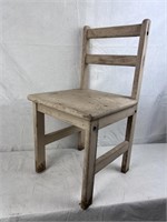Wooden Child's Classroom Chair