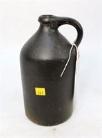 Small 9" brown stoneware jug