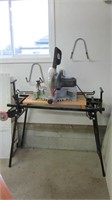 King 10" Sliding Mitre Saw With Stand ( Working )