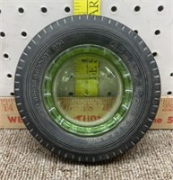 General tire (green glass) tire ashtray