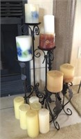 Large Candle Stand Lot