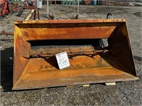 Horst 6ft Skid Steer Mount Sawdust Bucket