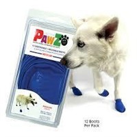 Protex PawZ Rubber Dog Boots 12 Pieces