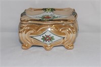 A Vintage Trinket Box with Ashtray Top