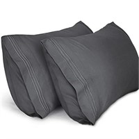 Lirex Pillow Cases (2 Pack), 1800 Thread Count