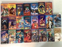 23 VHS Tapes, Mostly Kids Movies