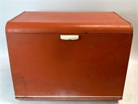 Mid Century Metal Bread Box