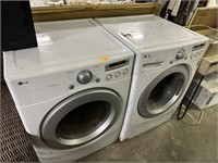 2PC MATCHED LG FRONT LOAD WASHER & DRYER