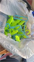 Bag of plastic hangers for doll clothes, My Life