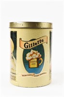 GILLETTE "BEGIN EARLY SHAVE YOURSELF" CANISTER