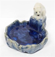 Royal Doulton Polar Bear soap dish 4”