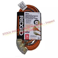 Ridgid 25ft Multi-Outlet Extension Cord