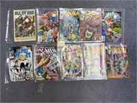 X-Men Comic Books-var years-approx 10