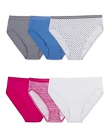 Fruit of the Loom Women's 6 Pack Assorted Color Co