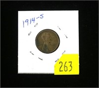 1914-S Lincoln cent