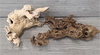 (2) Pieces Driftwood