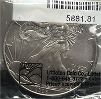 2008 Silver Eagle Unc.