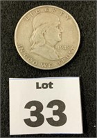 1948 "D" Franklin Half Dollar